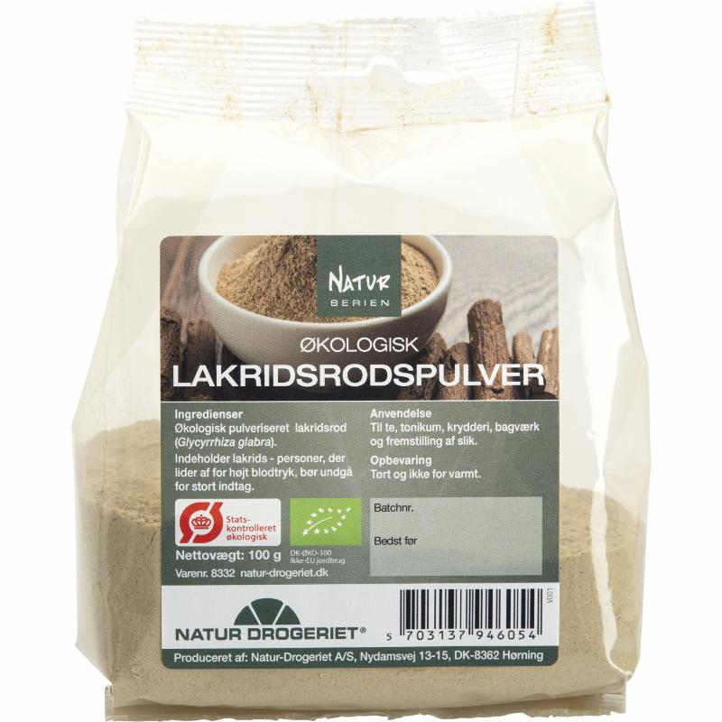Licorice root powder 100 g Organic